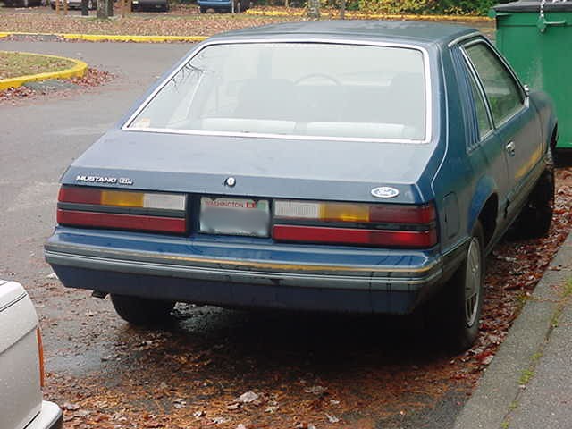 V6stang&amp;apos;s V6stang: Rear View